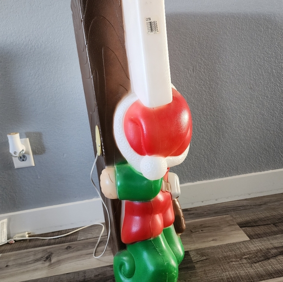 Santa's Workshop Holiday Vintage Elf Blowmold - Picture 5 of 9
